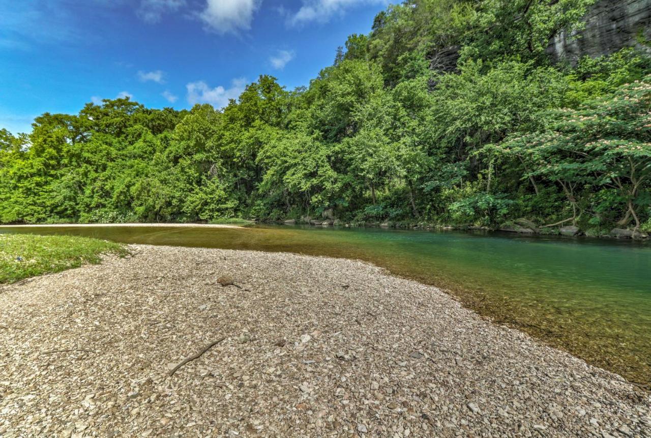 Creekside Hideaway With Fire Pit And Creek Access! Villa Mountain View Bagian luar foto
