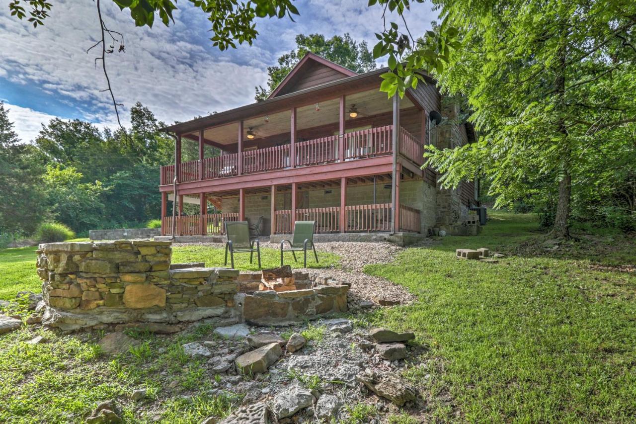 Creekside Hideaway With Fire Pit And Creek Access! Villa Mountain View Bagian luar foto