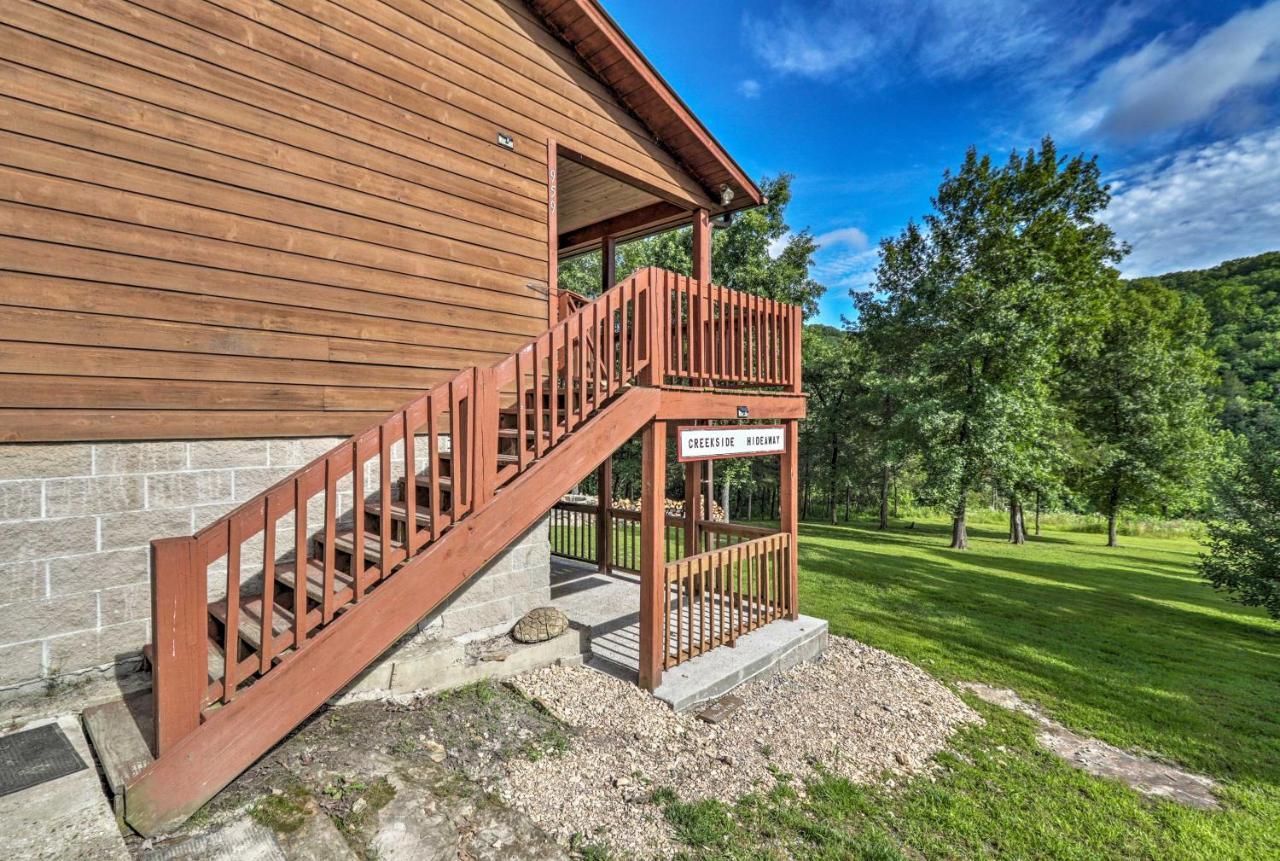 Creekside Hideaway With Fire Pit And Creek Access! Villa Mountain View Bagian luar foto